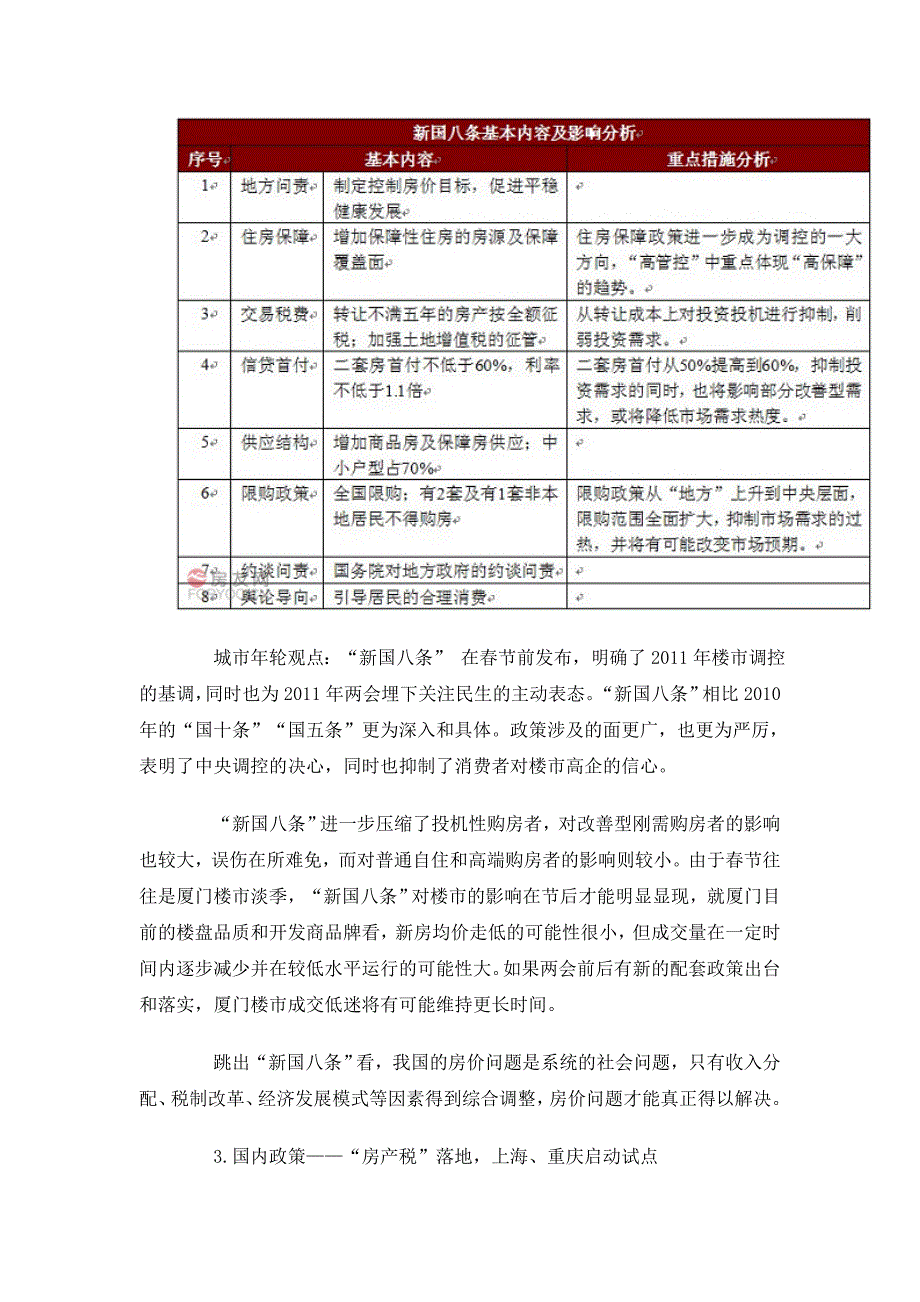 （年度报告）年月厦门房地产市场分析报告_第3页