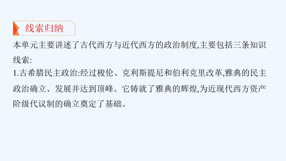 湘教考苑高考历史大一轮复习第3讲古代雅典的民主政治和罗马法课件_第3页