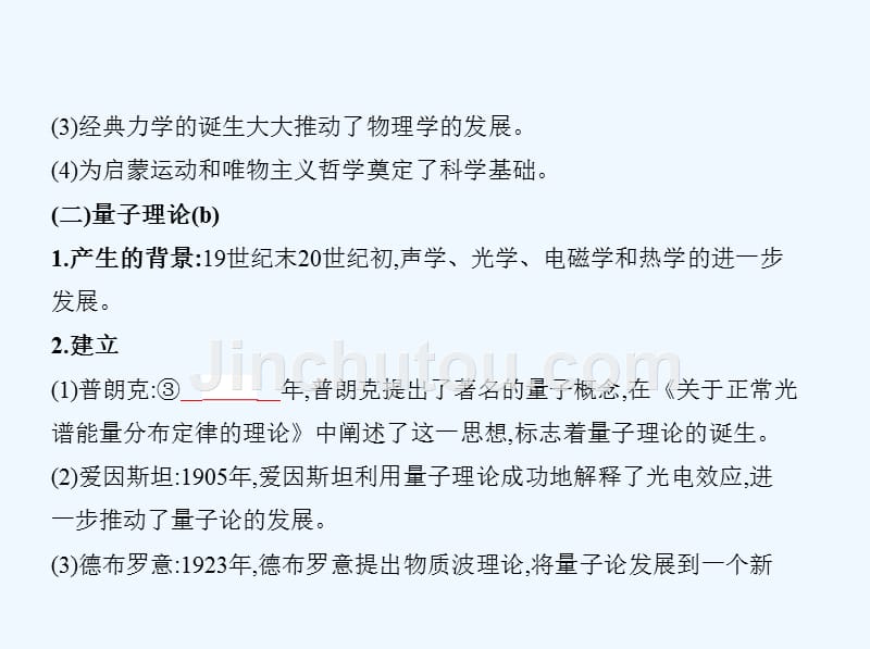 浙江专版高考历史一轮总复习专题二十四近代以来科学技术的辉煌和19世纪以来的文学艺术课件_第4页