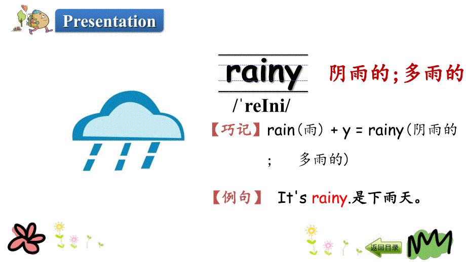 人教PEP版四年级下册 Unit 3 Part B 第一课时 教学课件PPT_第4页