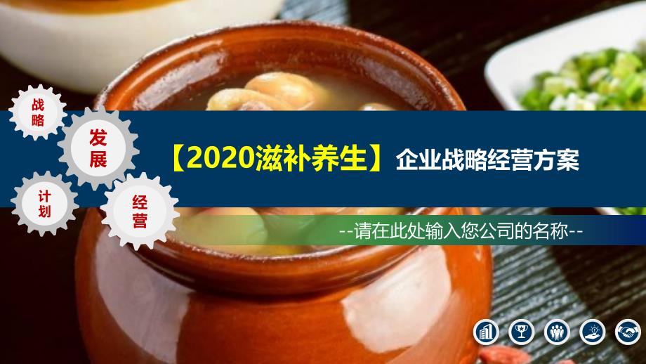 2020滋补养生企业战略经营方案_第1页