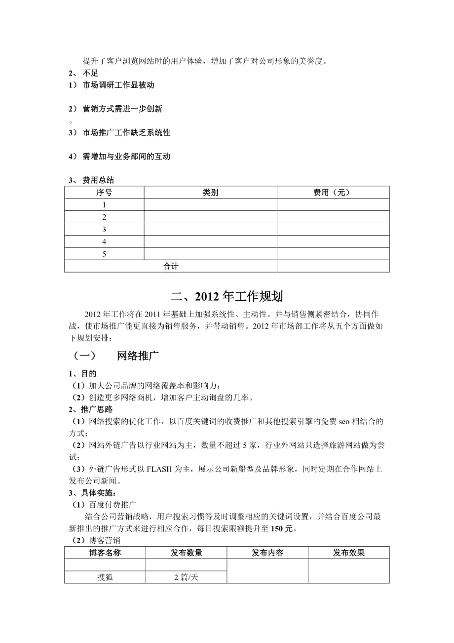 2011年市场部工作总结与2012年计划_第4页