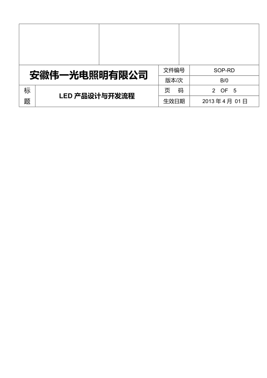 LED产品设计与开发流程_第2页