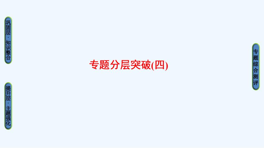 人民版历史选修4课件：专题分层突破4_第1页