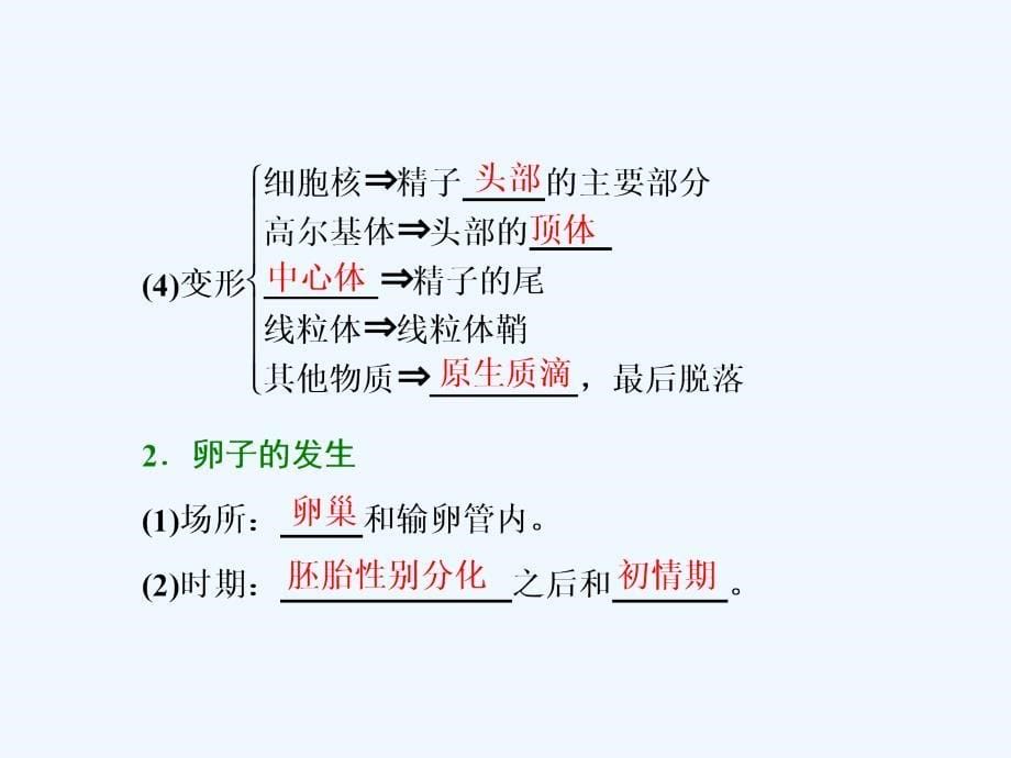 人教版高中生物选修三课件：专题3 3．1 体内受精和早期胚胎发育_第5页