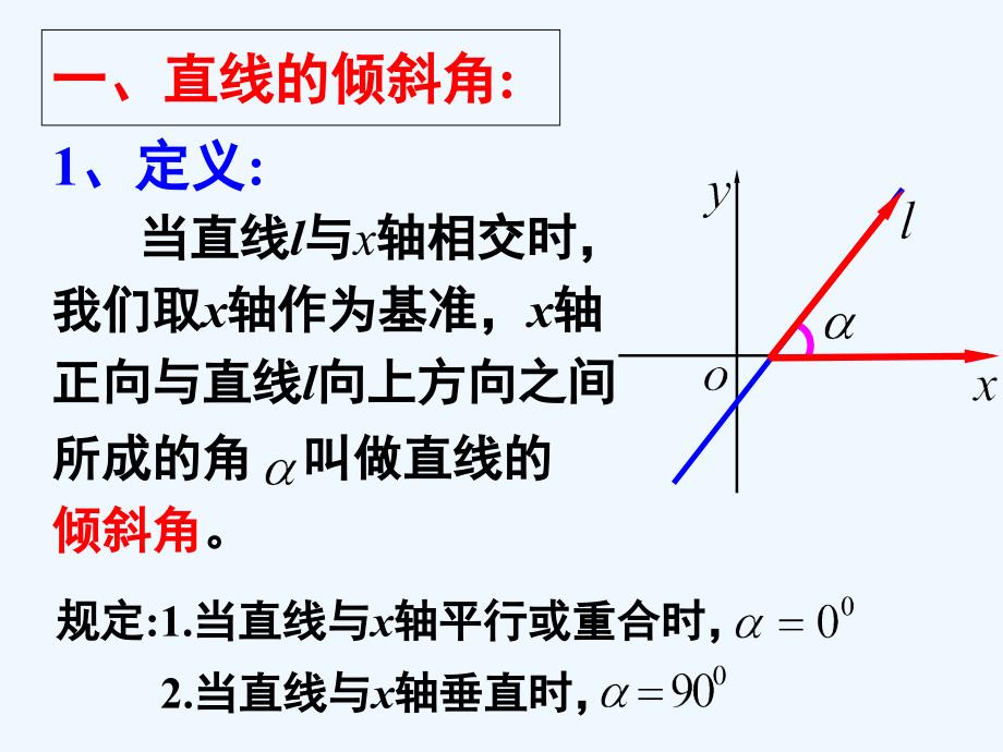 人教A版高中数学必修二课件：3.1.1倾斜角与斜率（1）_第4页