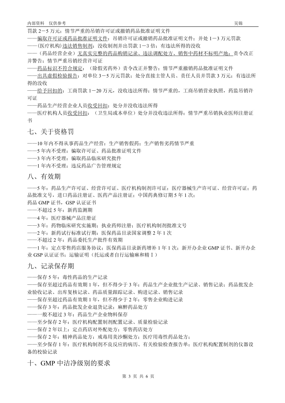 2011执业药师药事管理与法规相关要点汇编_第3页