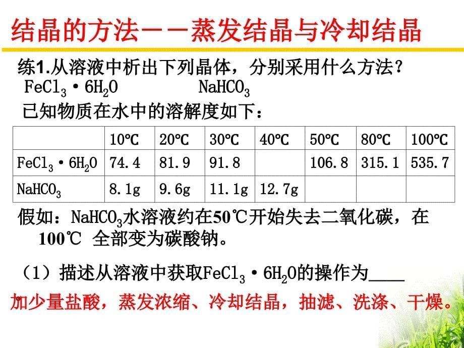 物质分离提纯-结晶.ppt_第5页