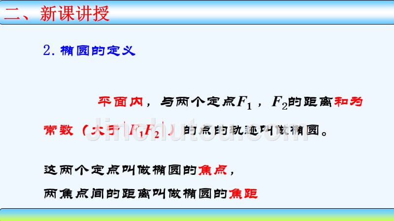 浙江省桐乡市高级中学人教A版高中数学选修1-1课件：第二章2.1.1椭圆及其标准方程 （共15张PPT）_第4页