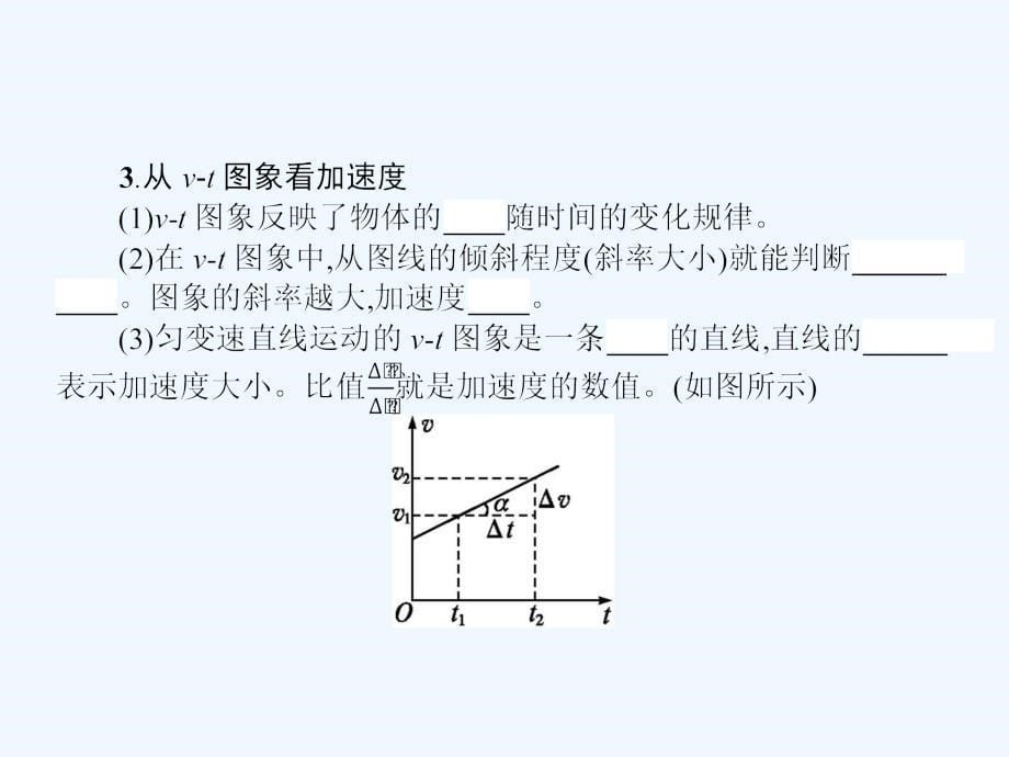 高中物理必修一（人教版）课件：第一章 5速度变化快慢的描述——加速度_第5页