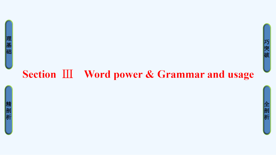 高中英语（牛津译林版必修四）同步课件：Unit 2 Section Ⅲ　Word power &ampamp; Grammar and usage_第1页