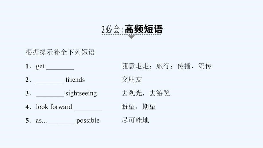 高中英语（牛津译林版必修四）同步课件：Unit 2 Section Ⅲ　Word power &ampamp; Grammar and usage_第5页