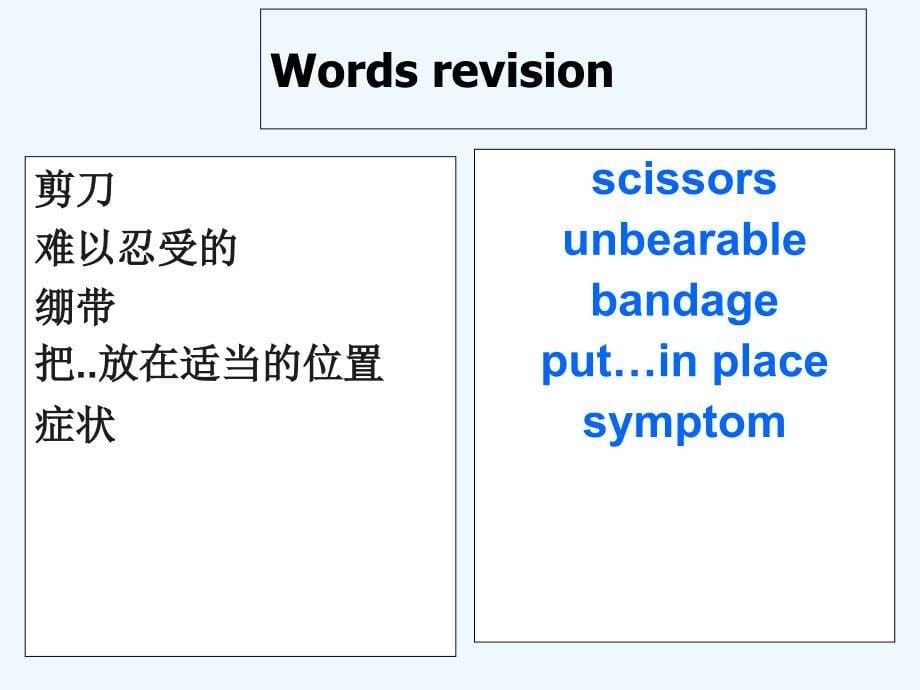 广东省中山市高中英语必修5课件：Unit 5 first aidwriting_第5页