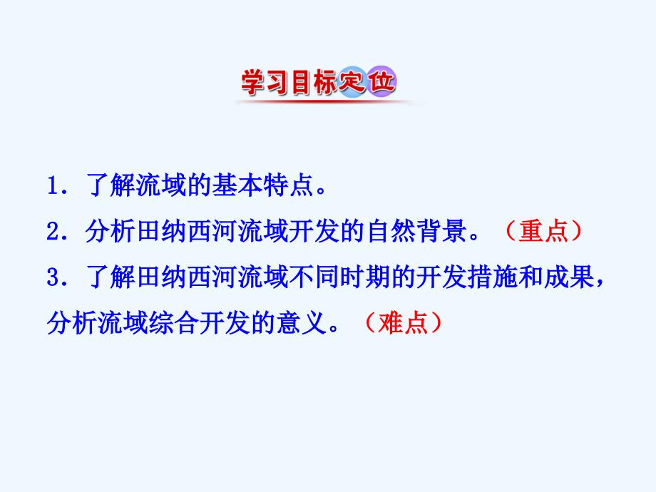 高中地理（人教版）必修三配套课件：3.2 流域的综合开发——以美国田纳西河流域为例 情境互动课型_第3页