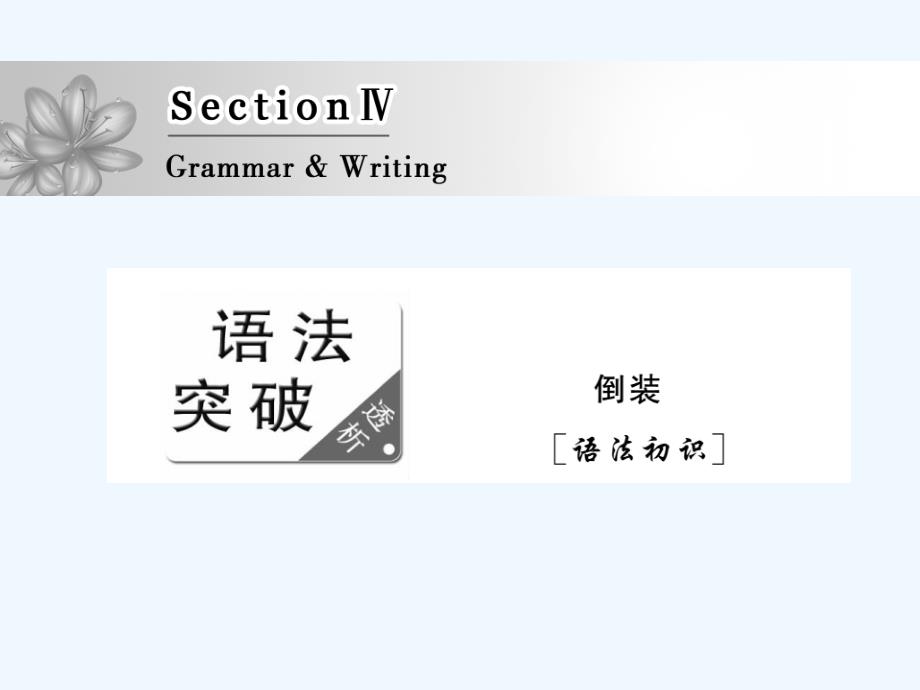 高中英语译林版选修8课件：Unit 3　Section Ⅳ Grammar &ampamp;amp； Writing_第1页