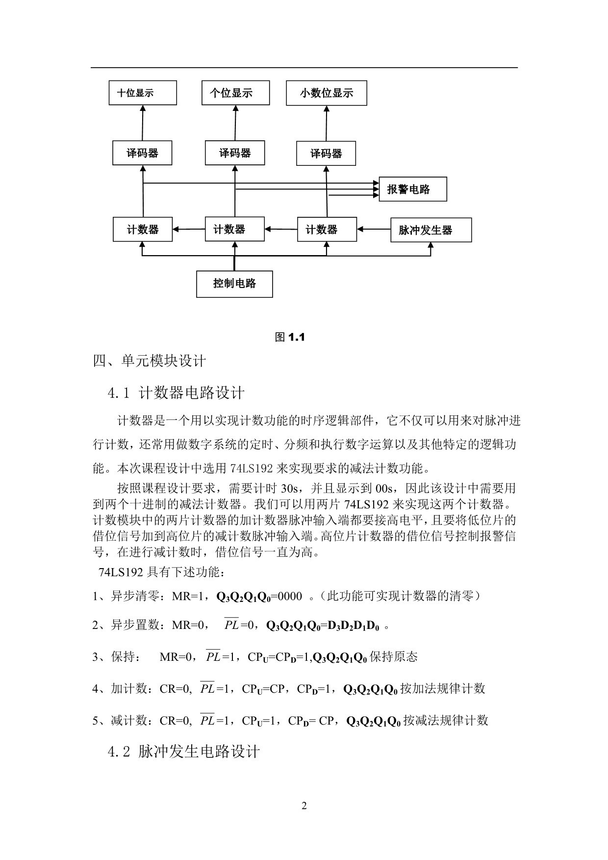 篮球30s倒计时设计报告-电子线路专题设计与制作_第4页