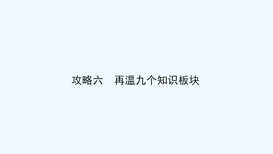 高三数学（文）二轮复习课件：知识板块1_第2页