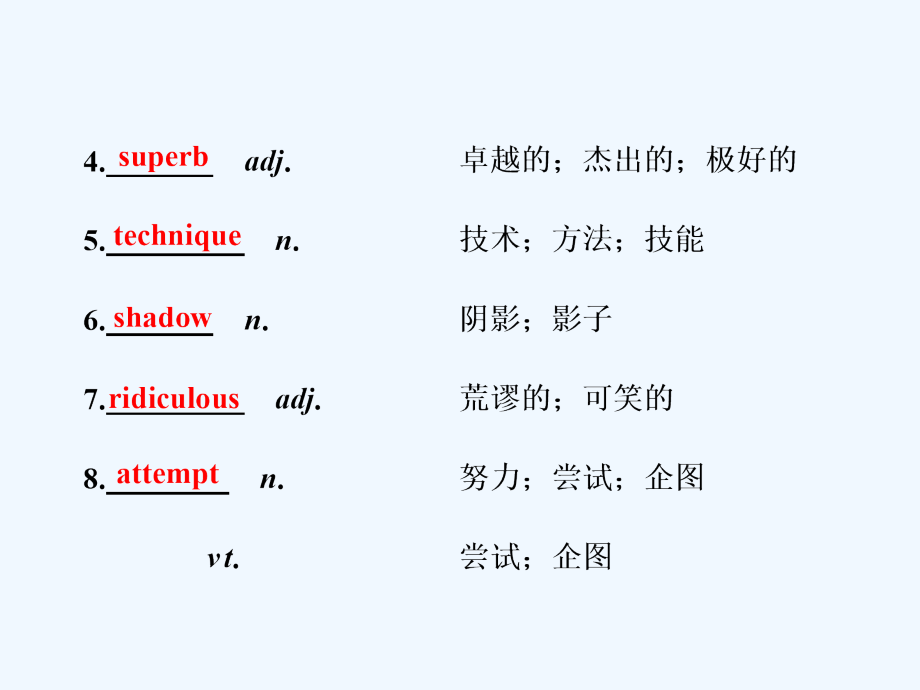 高中英语人教版选修六课件：Unit 1 Section Ⅱ Warming Up &ampamp;amp； Reading — Language Points_第2页