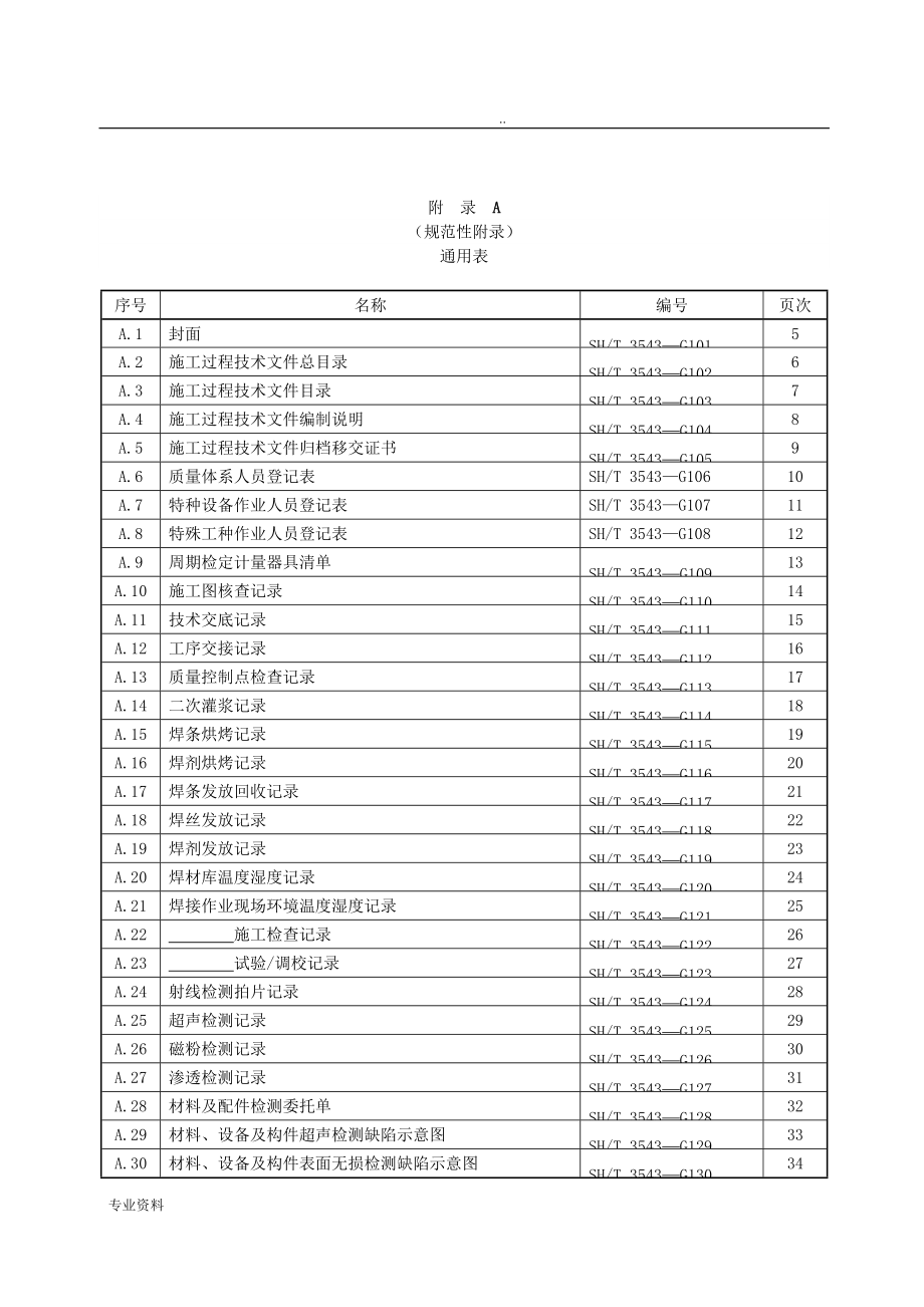 施工过程文件表格_第4页