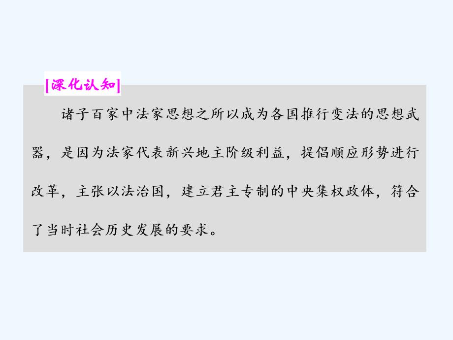 高中历史人民版选修1课件：专题二 一 、“治世不一道便国不必法古_第4页