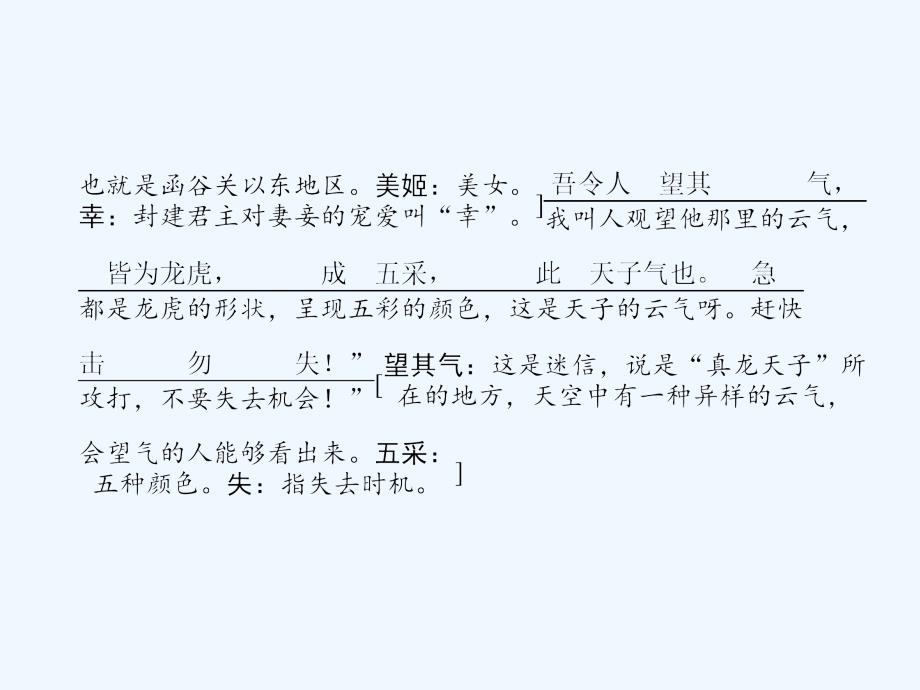 高中语文（人教版）必修一课件：附录二 3 鸿门宴_第3页