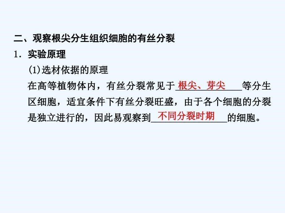 高中生物人教版必修一课件：6.1.2 动植物细胞有丝分裂的区别和相关曲线_第5页