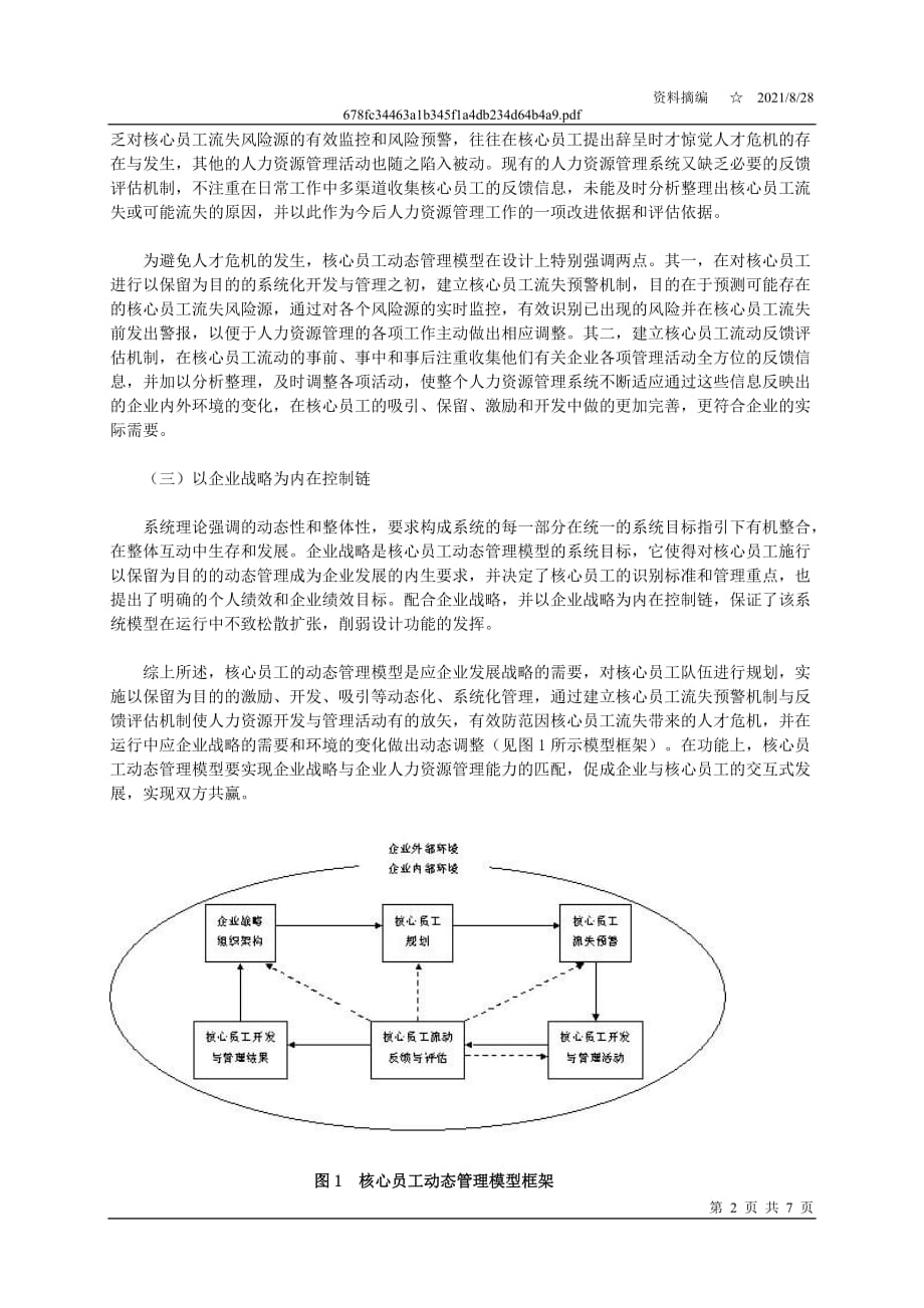 （员工管理）核心员工动态管理模型_第2页