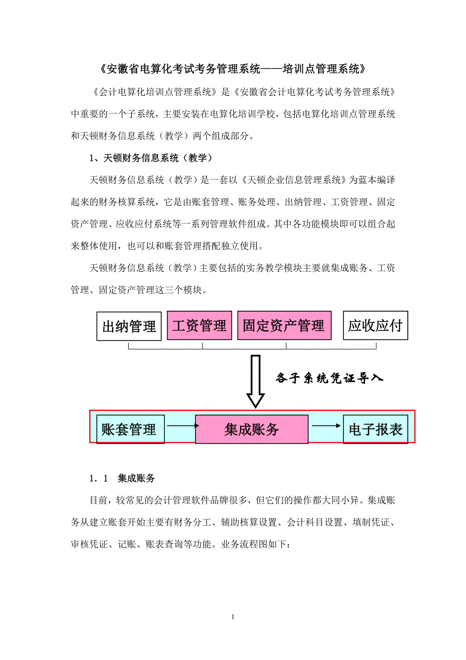 （培训体系）电算化培训教材_第1页