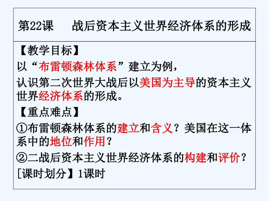 山东省沂水县第一中学人教版高中历史必修二课件：第八单元 世界经济的全球化趋势 （共28张PPT）_第2页