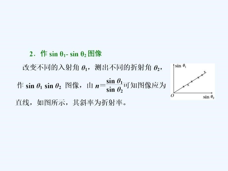 新课标高考物理总复习课件：第79课时　测定玻璃的折射率（实验提能课）_第5页