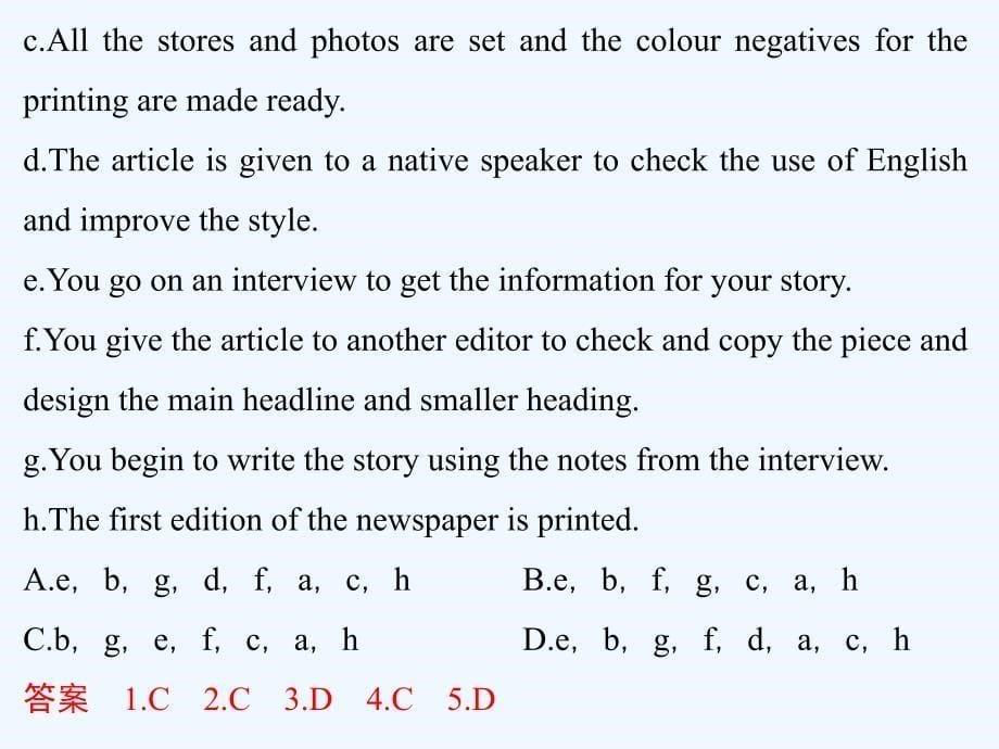高中英语人教版必修五课件（浙江）：Unit 4 Using Language_第5页
