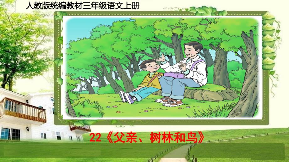 小学三年级语文上册22《父亲、树林和鸟》PPT课件_第1页