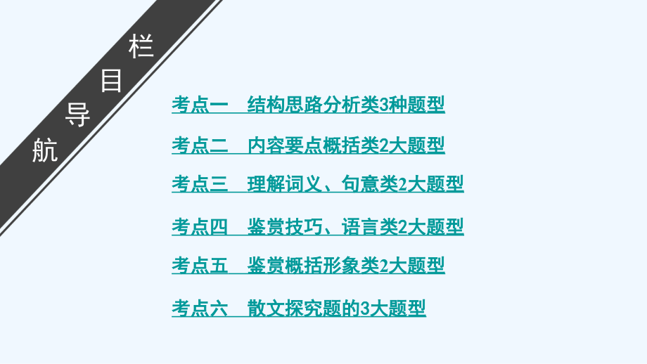 大一轮高考总复习语文课件：分册1 第1板块 第3章 第2节 突破核心考点　训练规范养成_第2页