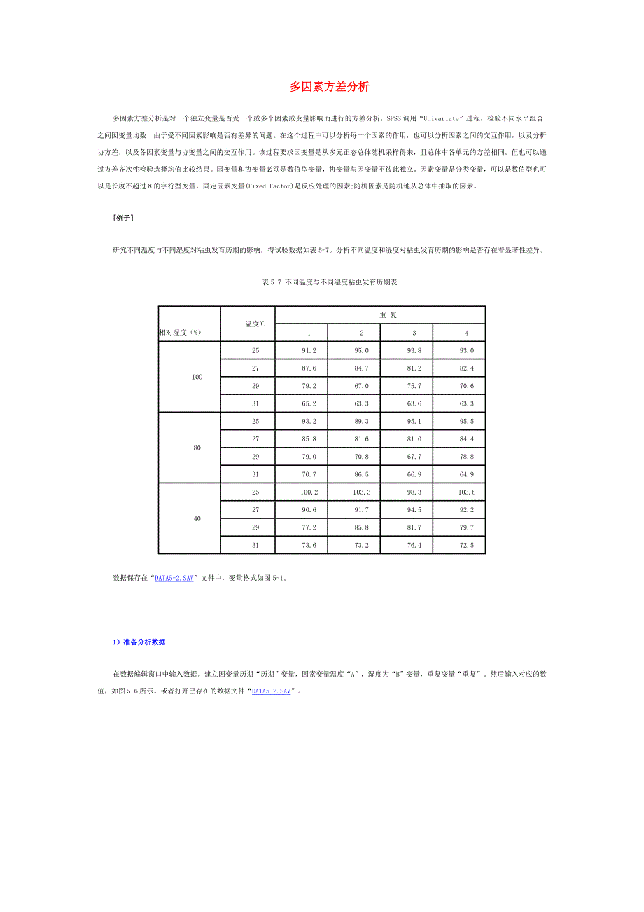 SPSS教程-多因素方差分析_第1页