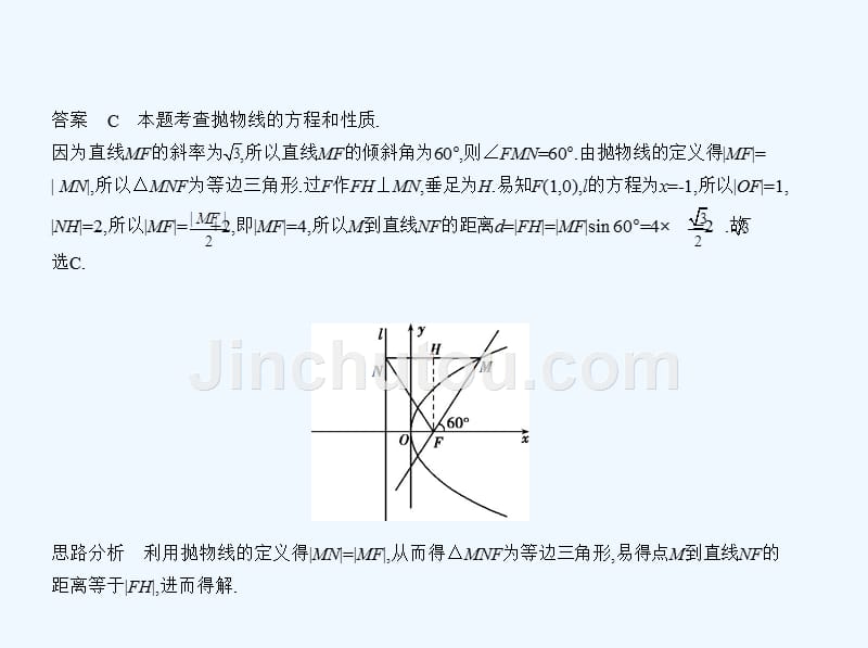 高考数学（文科课标Ⅱ专用）复习专题测试（命题规律探究+题组分层精练）：&amp#167;10.4　直线与圆锥曲线的位置关系_第3页