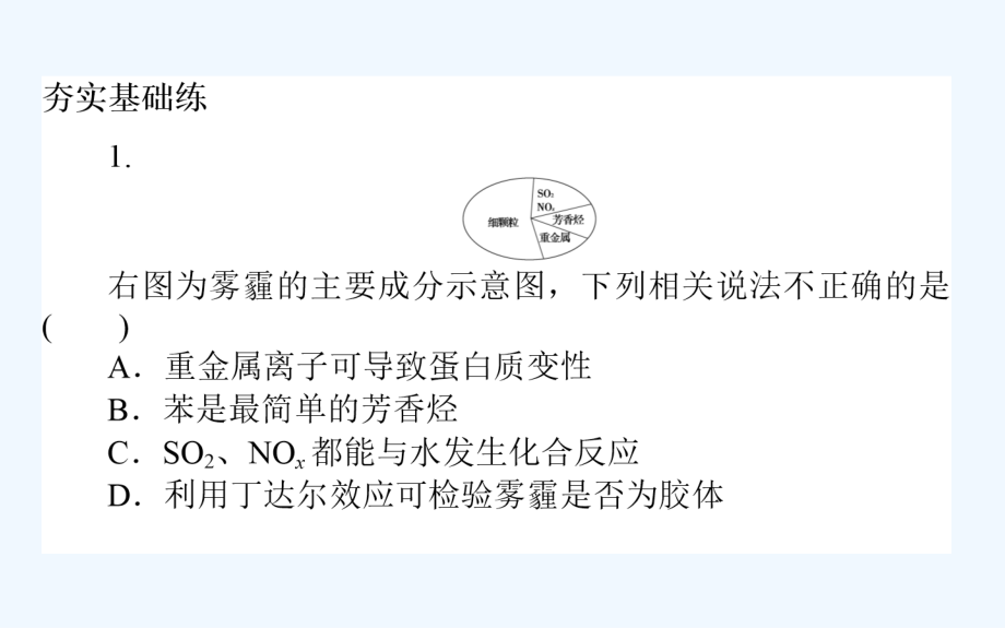 高考化学刷题提分练课件：第二辑 化学物质及变化 课练05_第2页