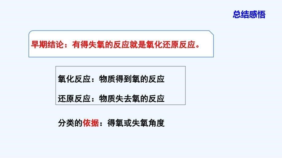 吉林省伊通满族自治县第三中学校人教版高一化学必修一课件：2.3氧化还原反应 （共30张PPT）_第5页