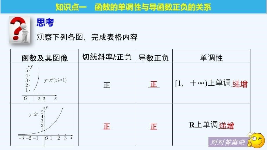 高中数学北师大版选修1-1课件：第四章 1.1 导数与函数的单调性_第5页