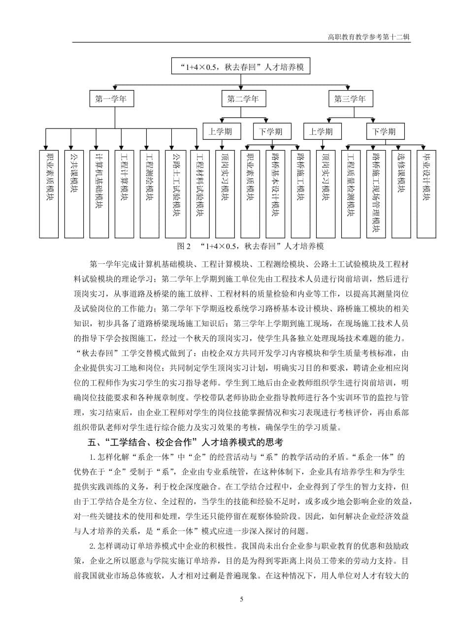 （员工管理）工学结合校企合作人才培养模式探析_第5页