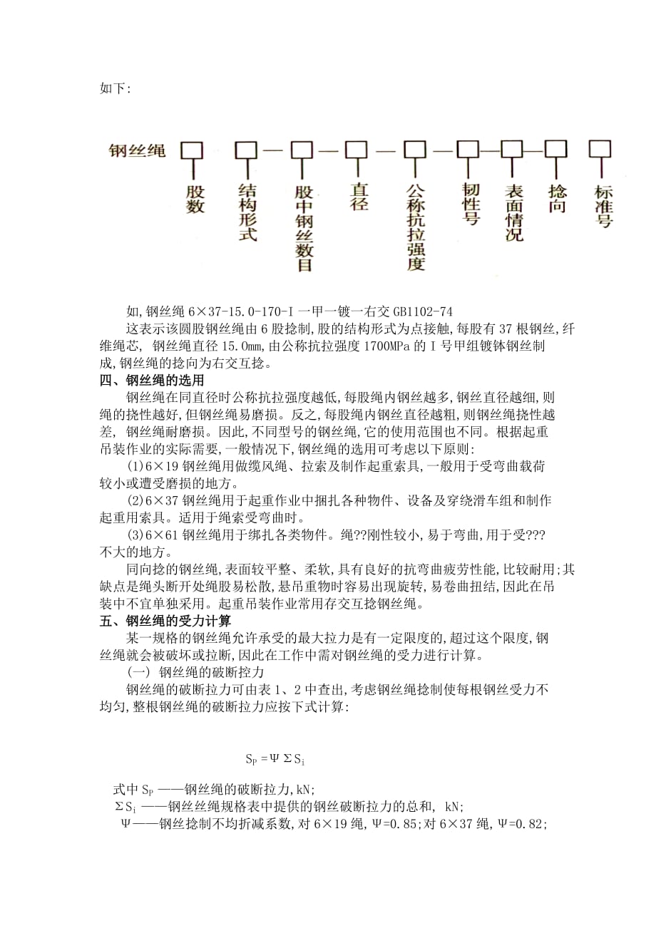 （技术套表）钢丝绳技术参数表_第3页