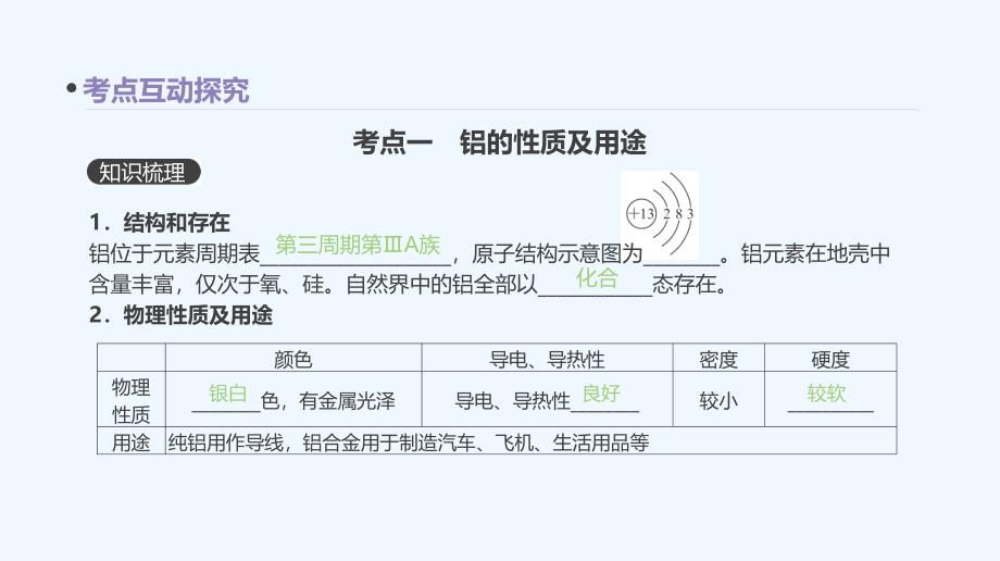 高考化学一轮复习课件第七单元 从铝土矿到铝合金 （共69张PPT）_第1页