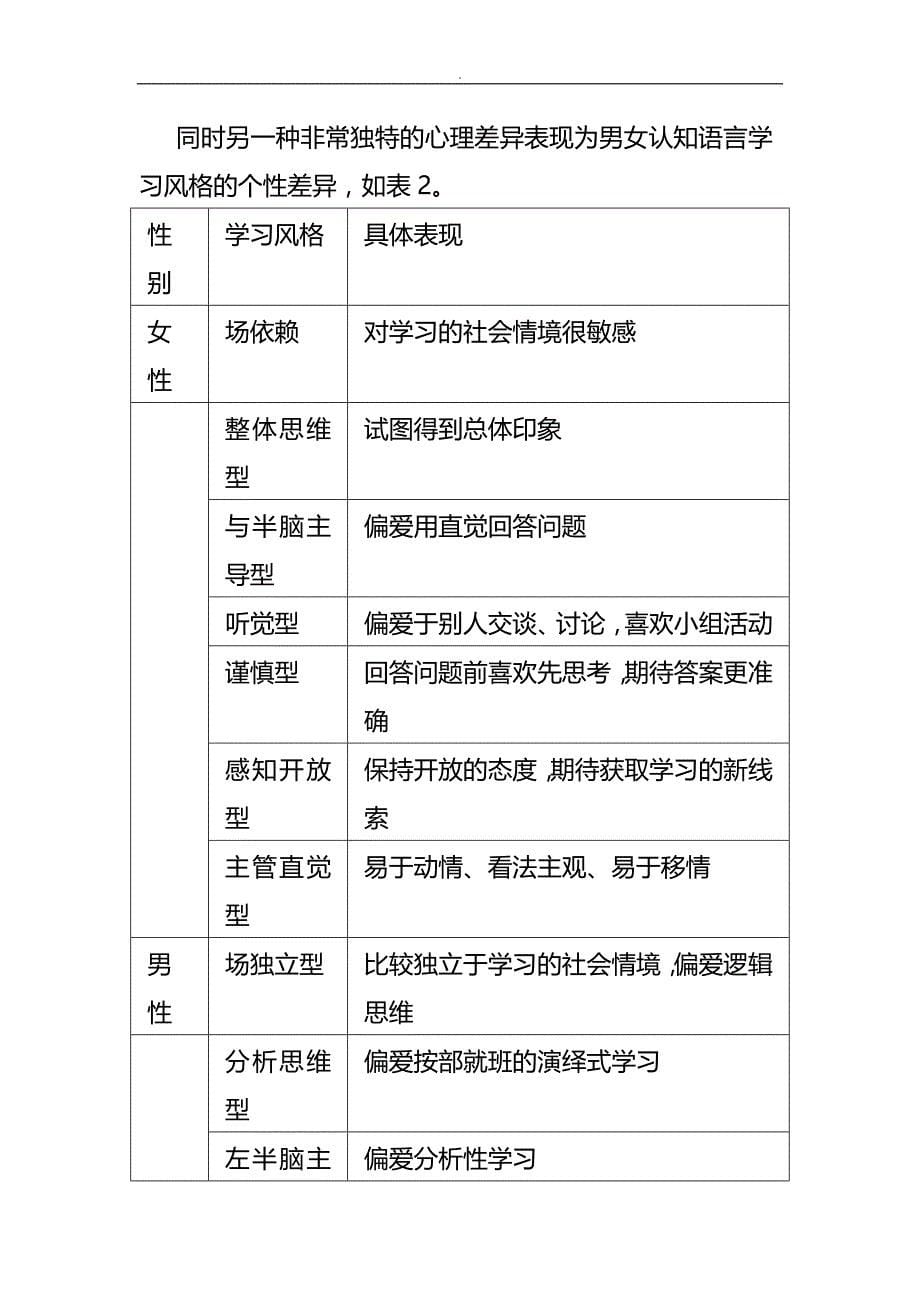 公外课实践教学个性化分层教学课堂分析_第5页