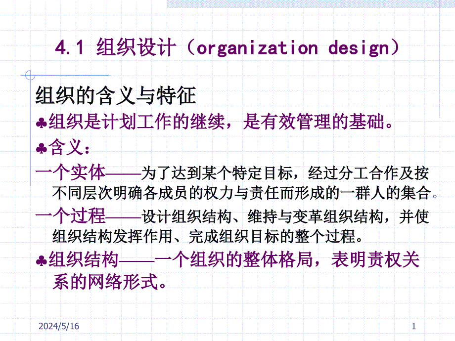 【精编】组织设计培训教材2_第1页