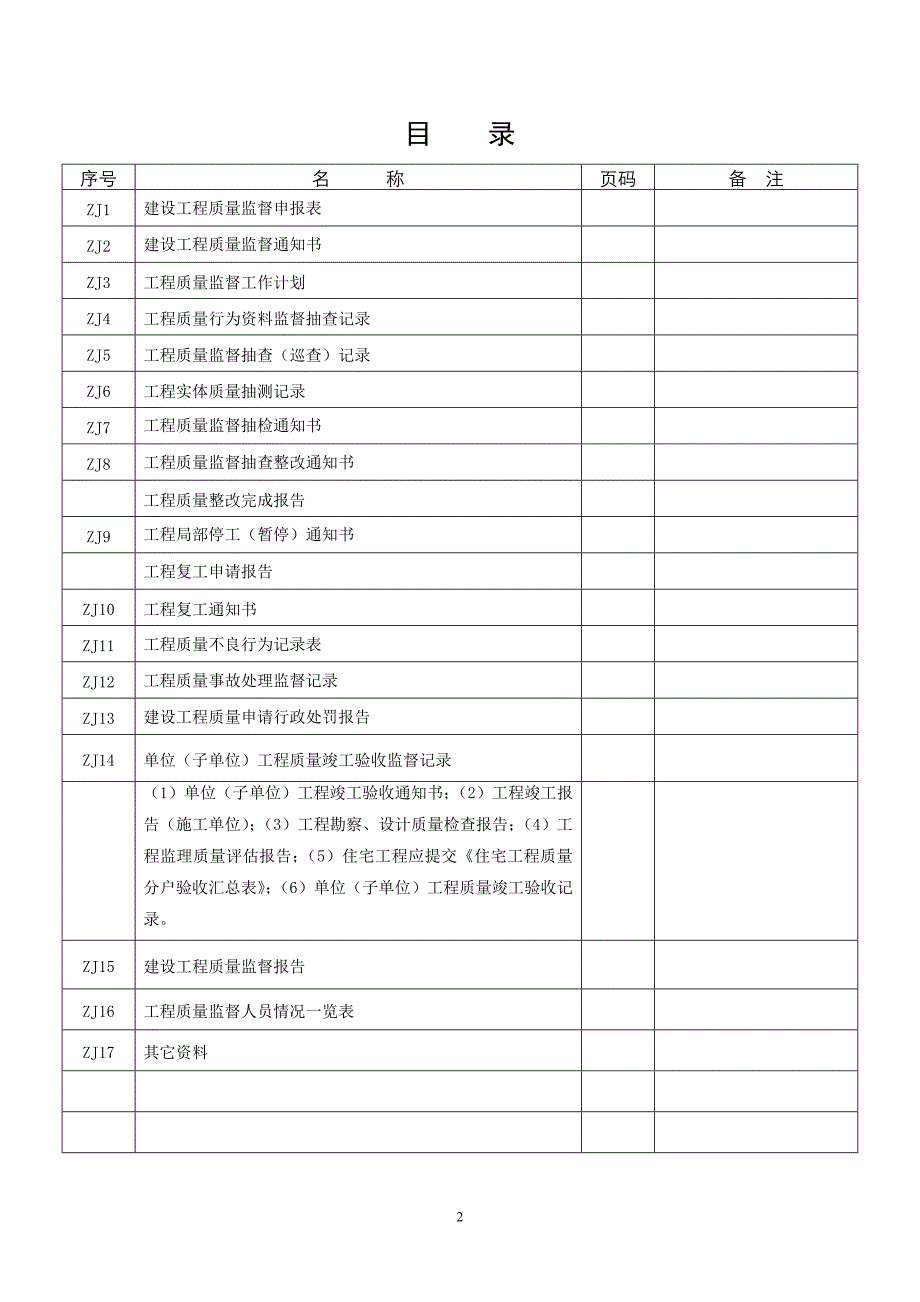 【精编】建设工程质量监督档案_第2页