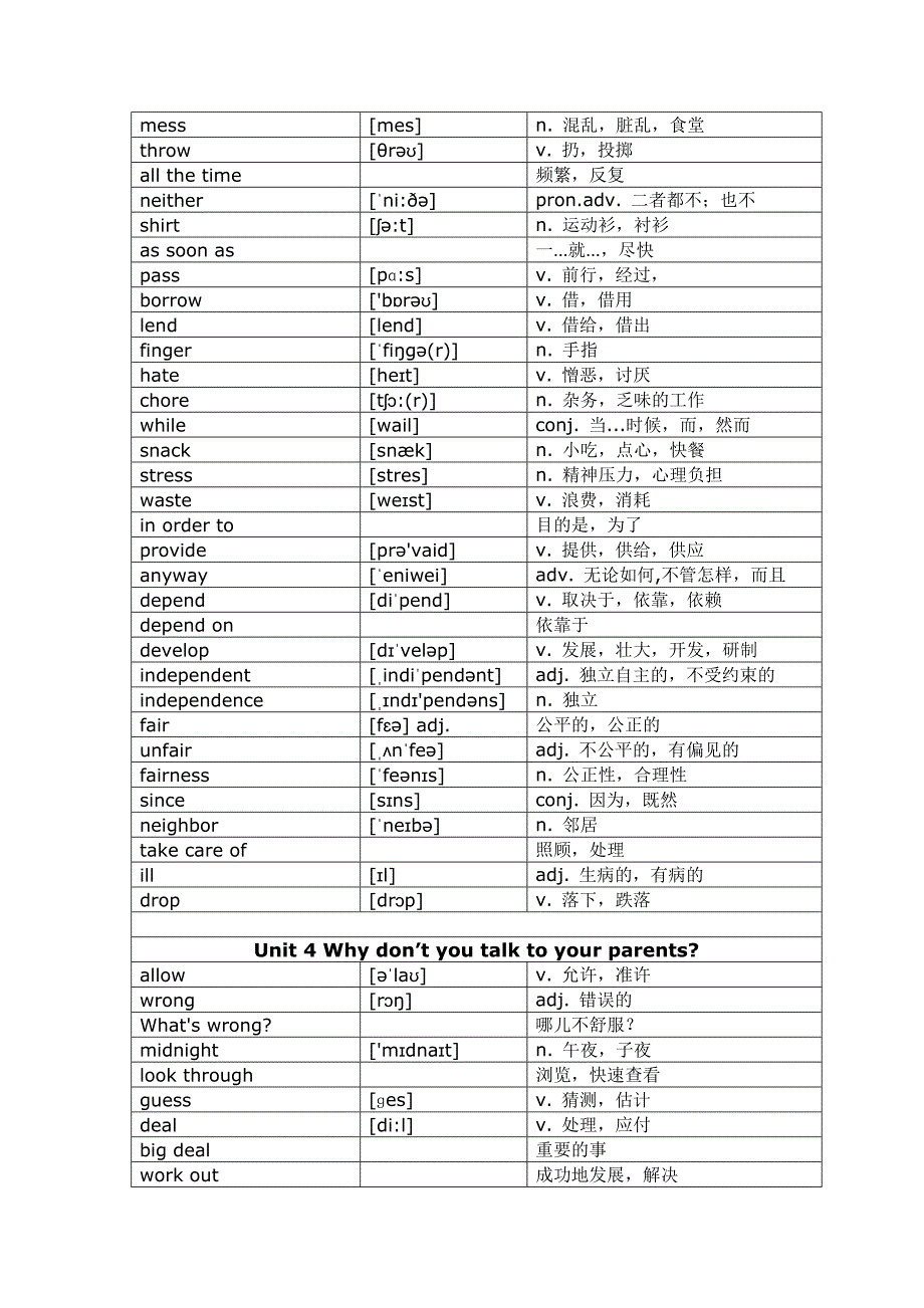 最新人教版八年级下英语单词汇总_第4页