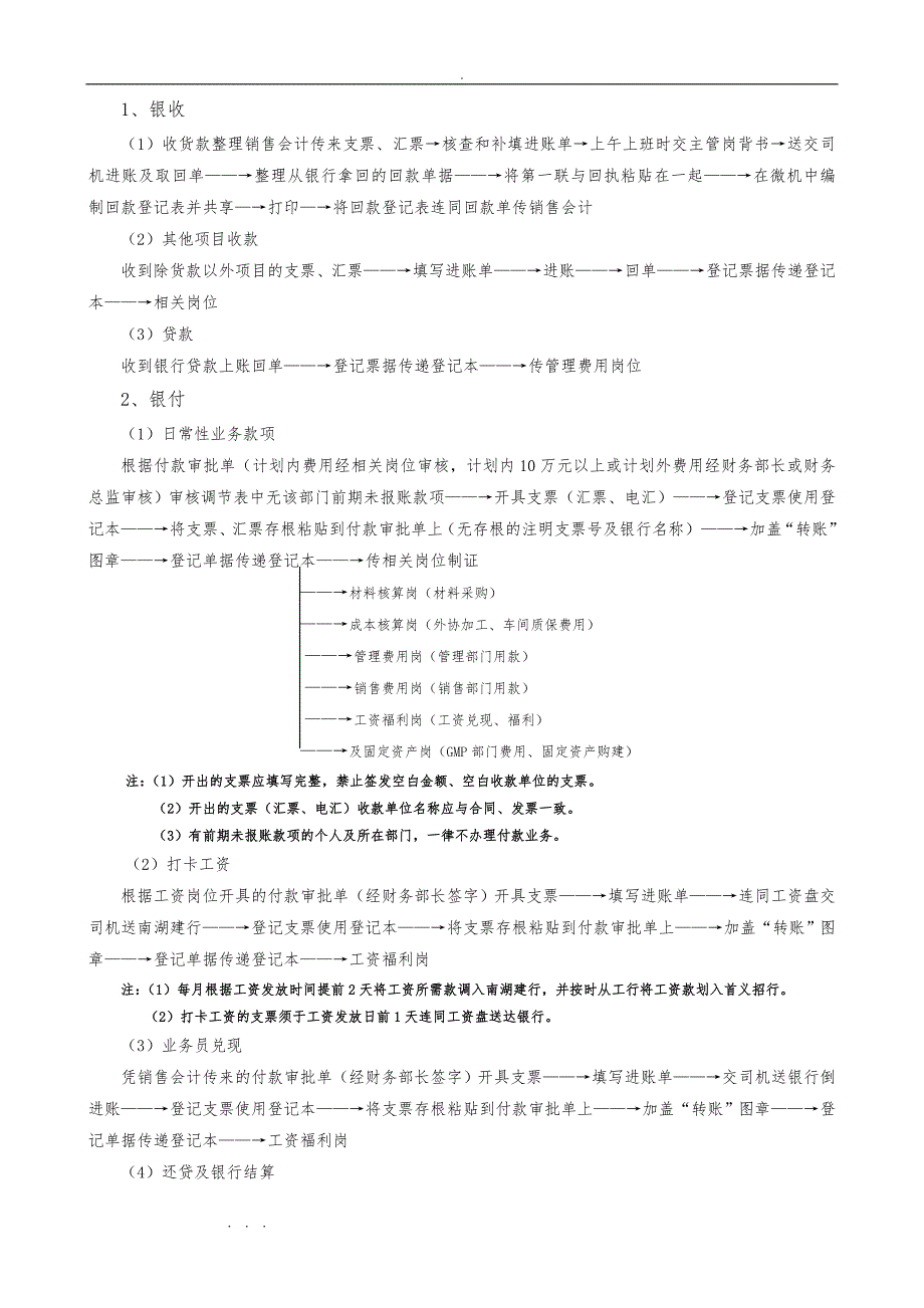 公司财务部各岗位工作流程图_第3页