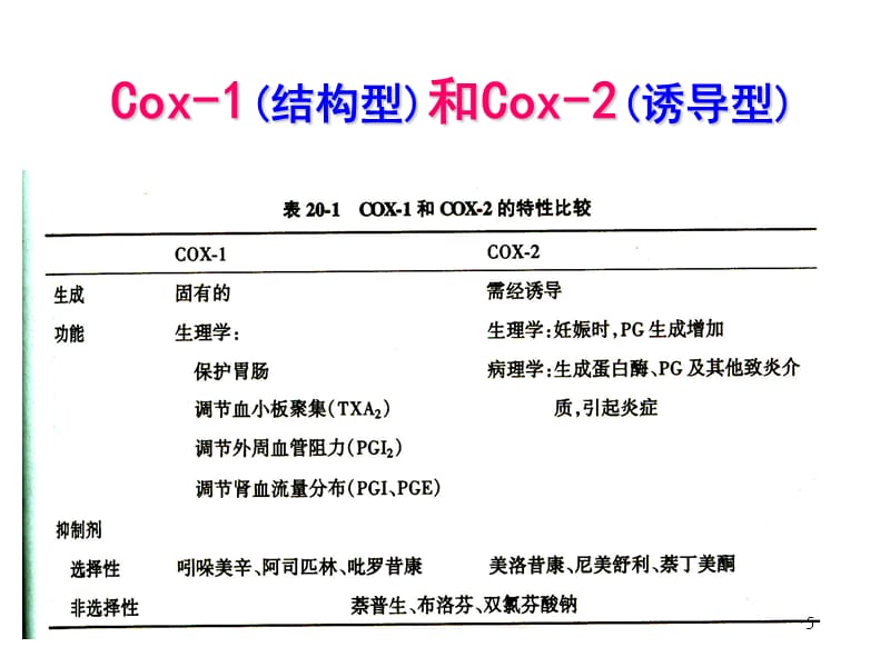 药理学解热镇痛抗炎药件ppt课件.ppt_第5页