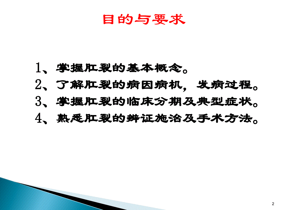 中医外科学多媒体肛门直肠疾病肛裂ppt课件.ppt_第2页