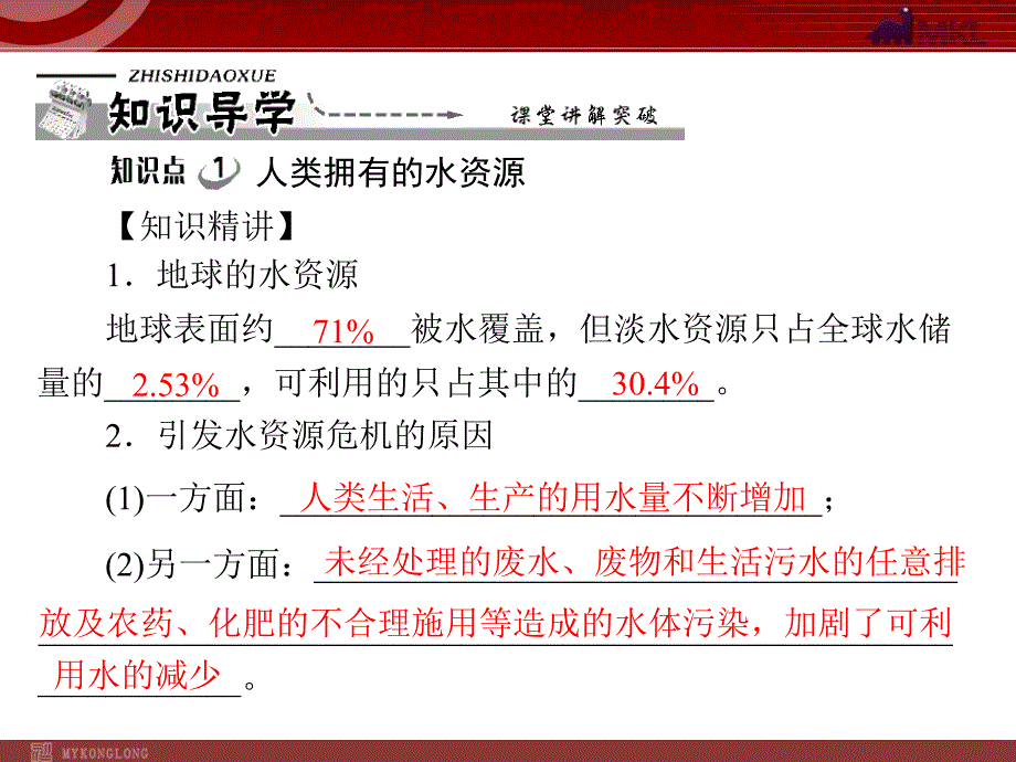 化学人教版九年级课件第4单元 自然界的水5份 第四单元 课题1 爱护水资源_第4页