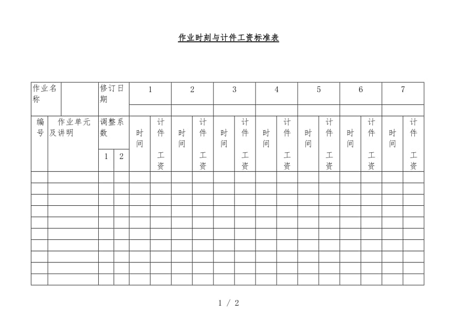 生产作业分析表1_第1页